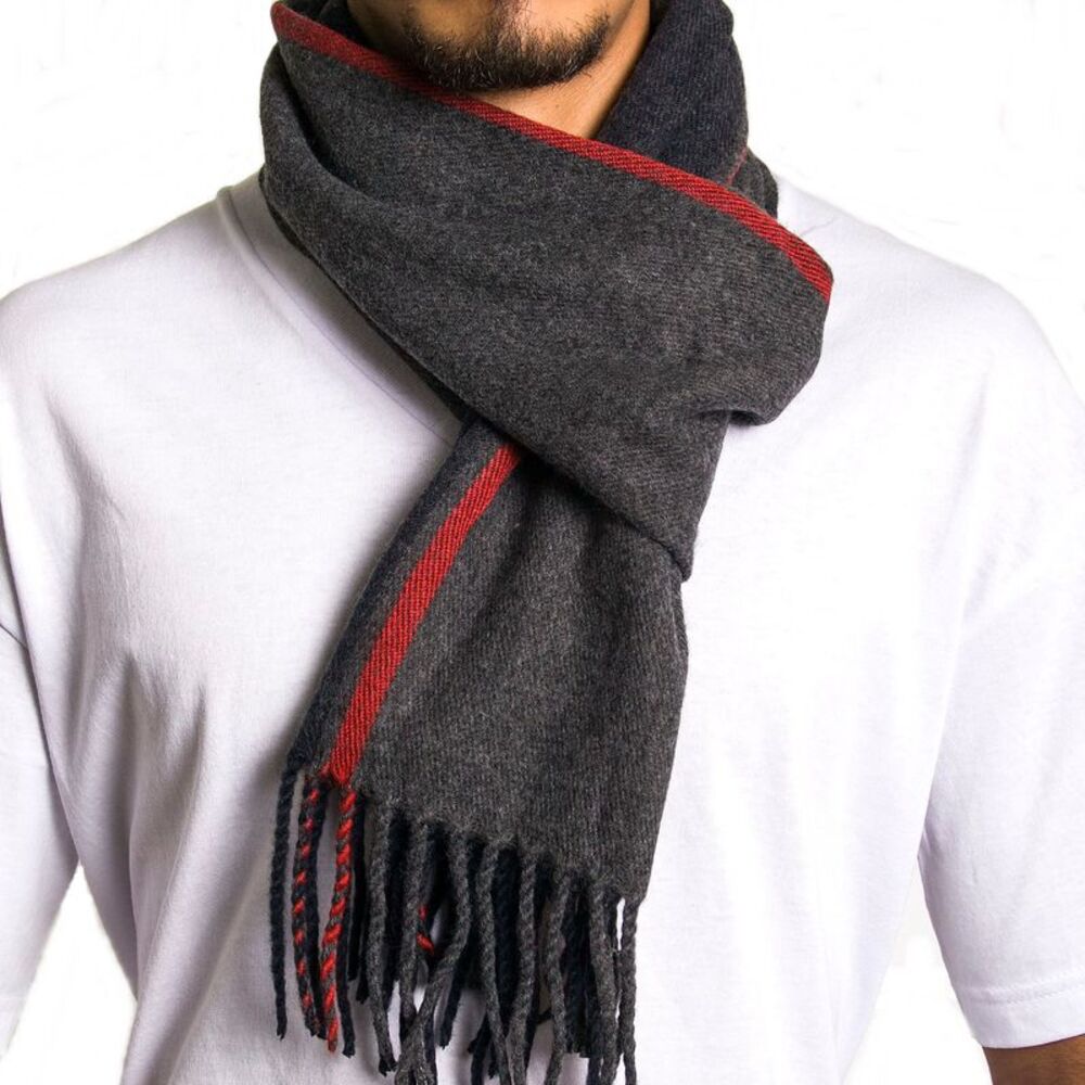 Alpine Swiss Mens Scarf Softer Than Cashmere Scarves Plaids Womens Winter Shawl